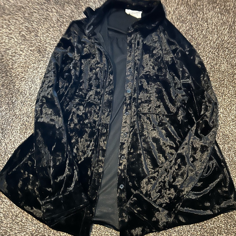 Satin material shaket